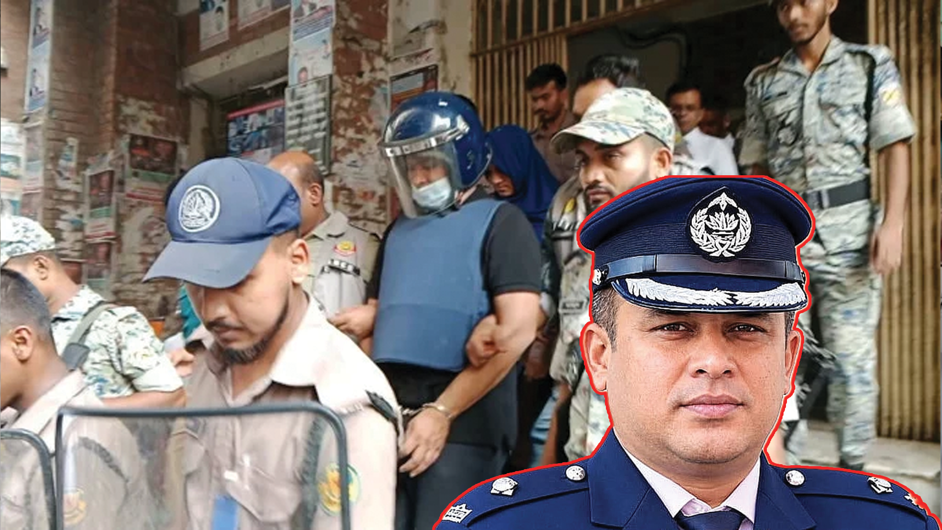 রাষ্ট্রদ্রোহ মামলায় সাবেক ওসি রাকিবুল আবার রিমান্ডে